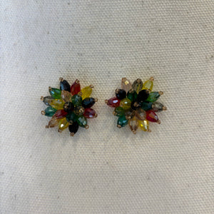 PENDIENTE POMPON COLORES