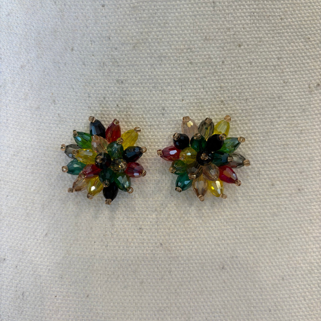 PENDIENTE POMPON COLORES