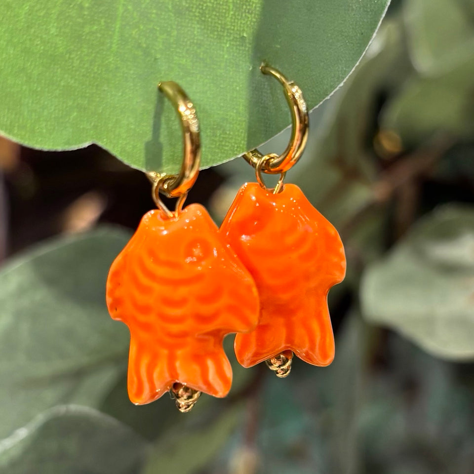 ARO PEZ CERAMICA NARANJA