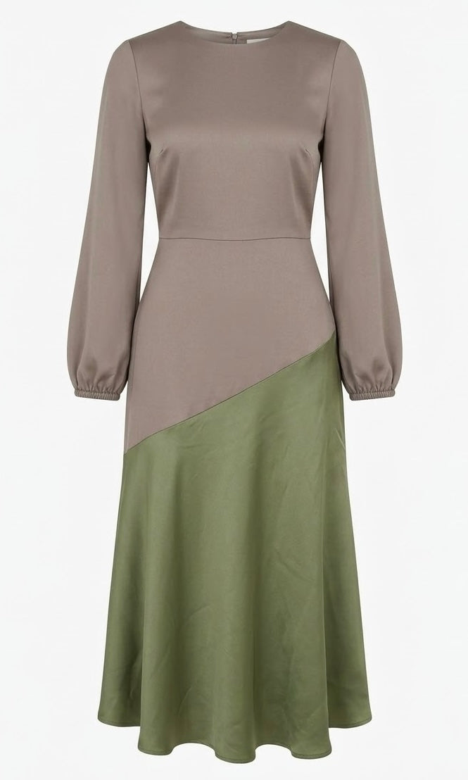 VESTIDO POTUGAL TAUPE