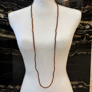COLLAR BOLITAS MARRON