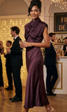 VESTIDO SUIZA BERENJENA
