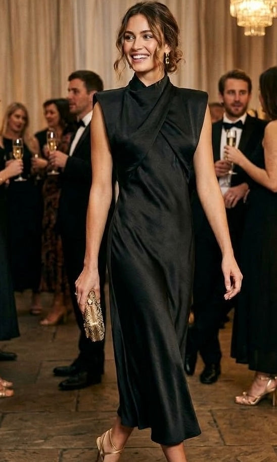 VESTIDO SUIZA NEGRO