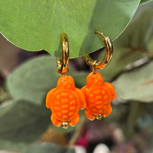ARO TORTUGA CERAMICA NARANJA