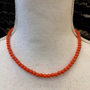 COLLAR BOLAS NARANJA