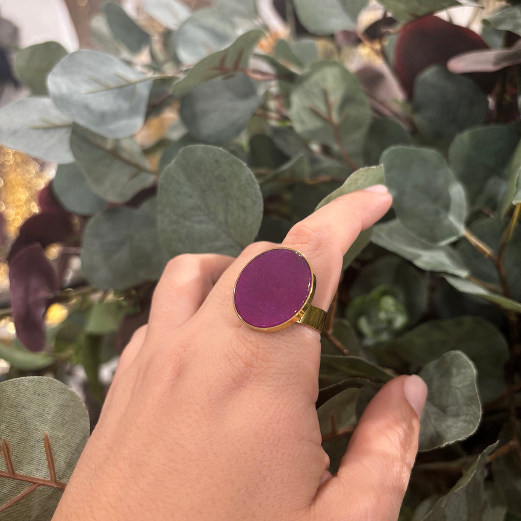 ANILLO CIRCULO BUGANVILLA