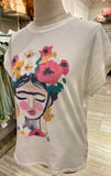 CAMISETA FRIDA BLANCA