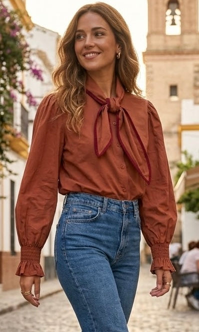 BLUSA LUGO TEJA