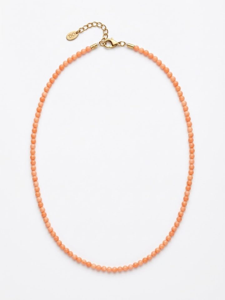 COLLAR BOLAS PEQUEÑAS NARANJA