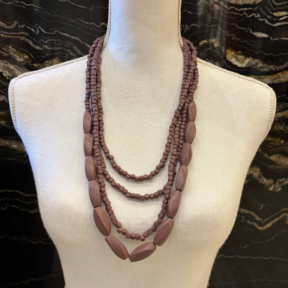 COLLAR LARGO CUENTAS IRREGULARES