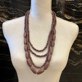 COLLAR LARGO CUENTAS IRREGULARES