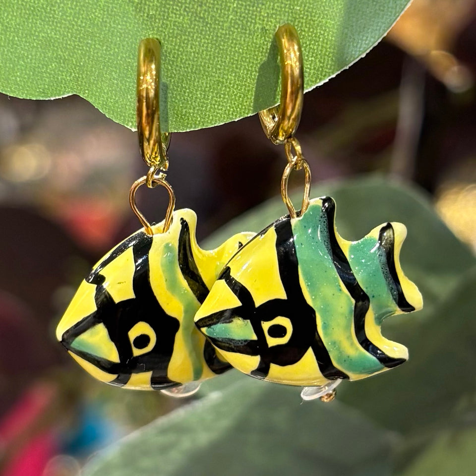 ARO PEZ CERAMICA AMARILLO