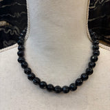 COLLAR DE CERAMICA BOLAS NEGRAS