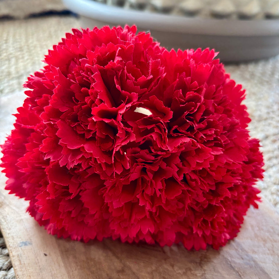RAMILLETE DE CLAVELES ROJOS