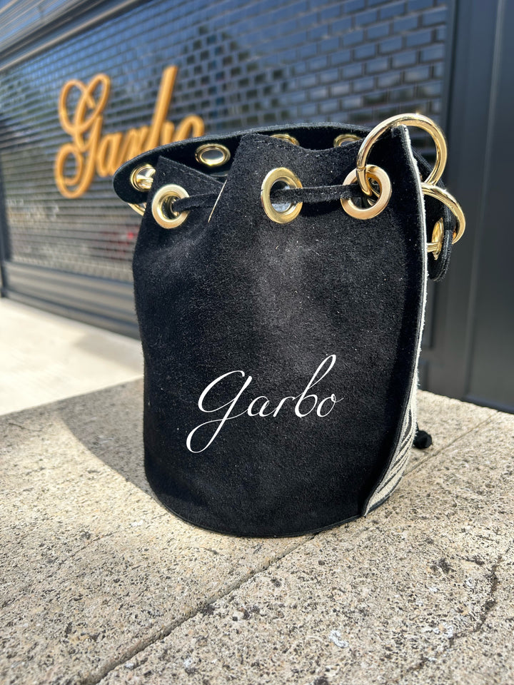 BOLSO BOMBONERA SERRAJE CEBRA