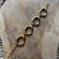 PULSERA CIRCULOS OVALADOS