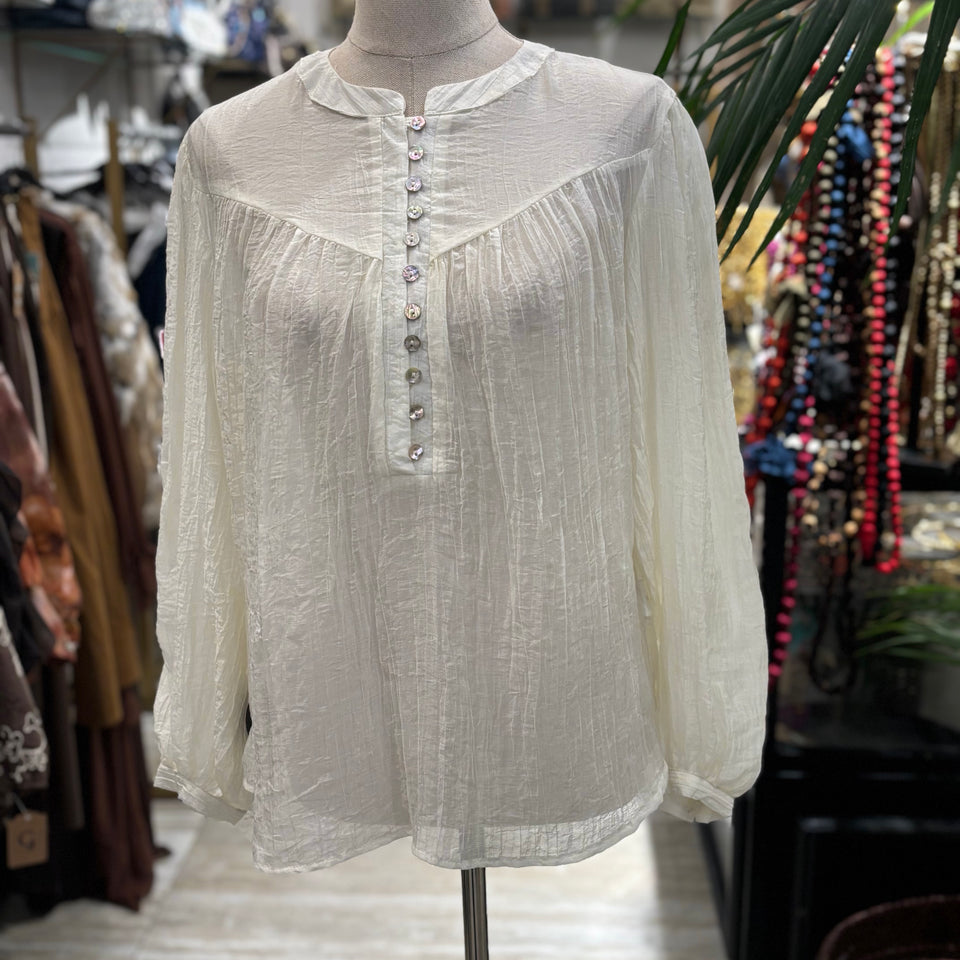 BLUSA TIPO BAMBULA BEIGE