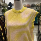 JERSEY SIN MANGAS AMARILLO Y ROSA