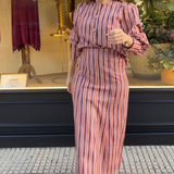 CONJUNTO DE FALDA RAYAS