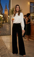 PANTALON TERCIOPELO NEGRO