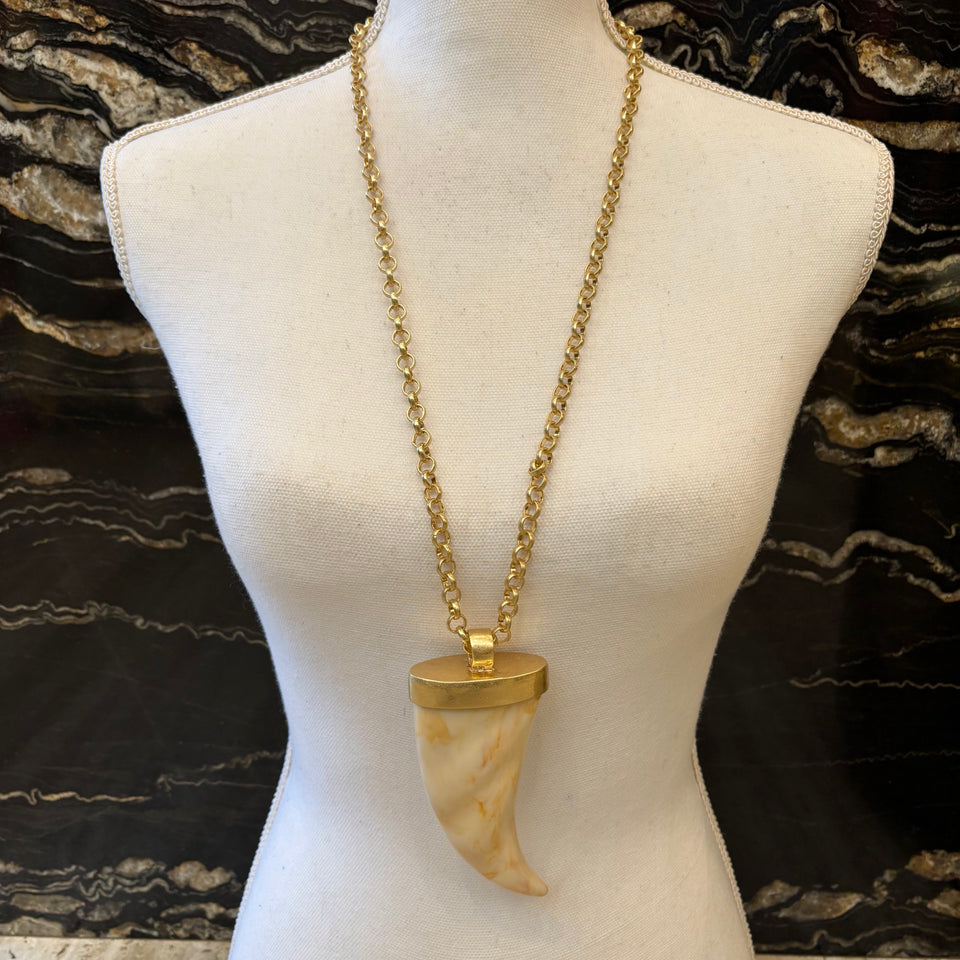 COLLAR LARGO COLMILLO
