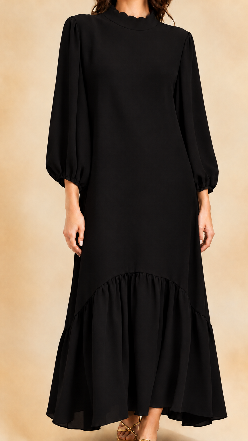 VESTIDO FLORENCIA NEGRO