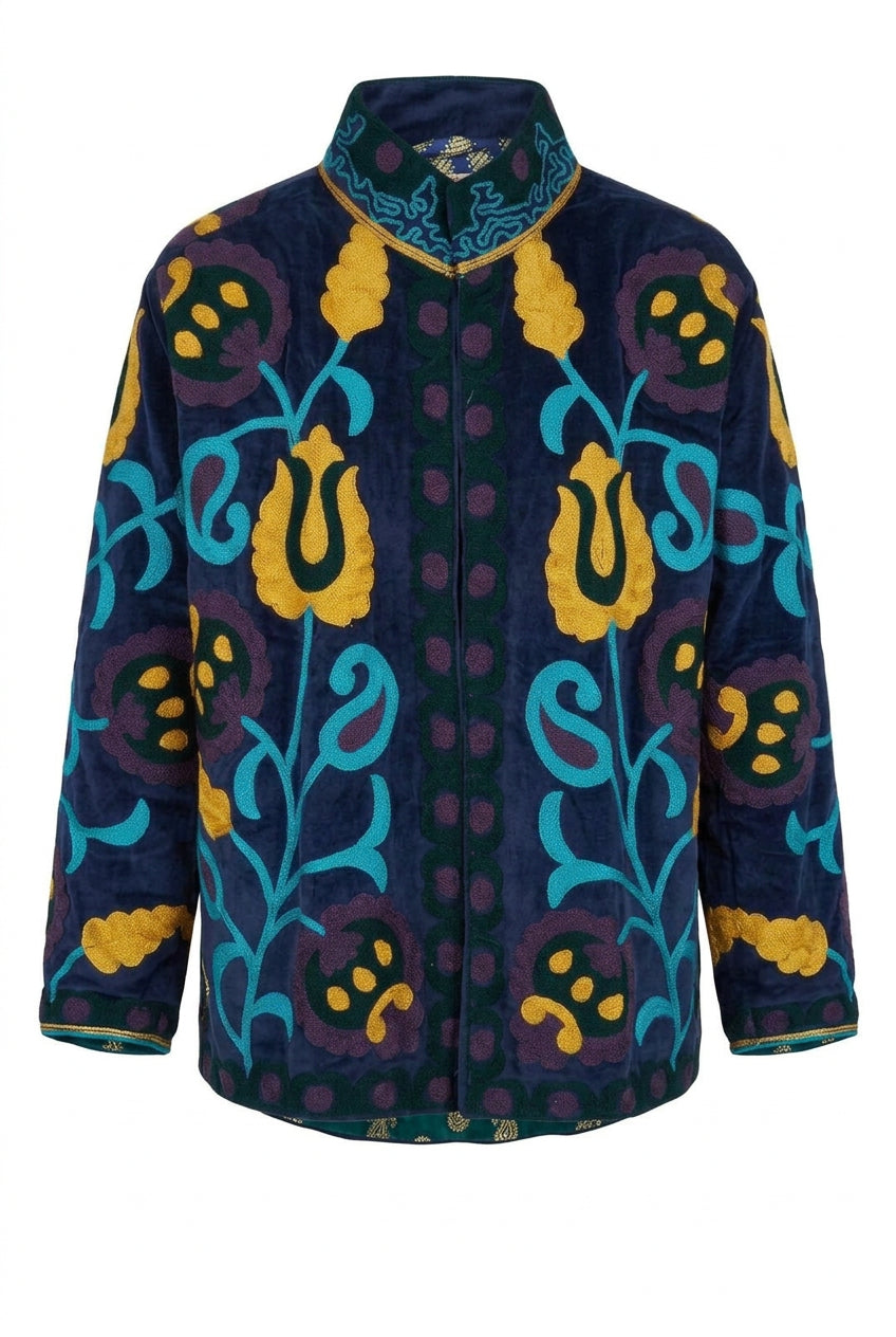 CHAQUETA ESTILO SUZANI AZUL MARINO