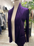 BLAZER DE TERCIOPELO MORADA