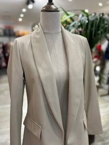 BLAZER DE POLIPIEL BEIGE