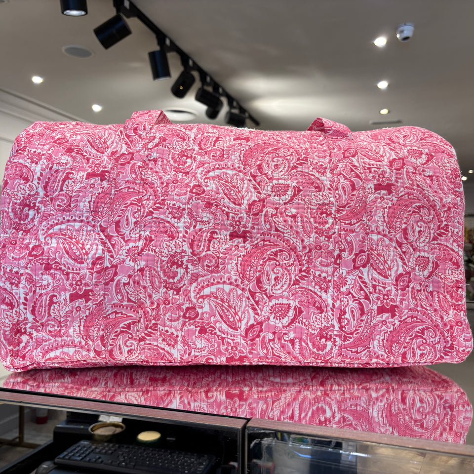 BOLSA ESTAMPADA CACHEMIRE FUCSIA
