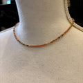 COLLAR CUENTAS TEJA