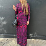 VESTIDO DE TUL ESTAMPADO