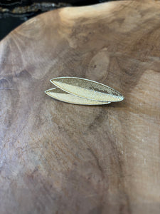 BROCHE DOBLE HOJA