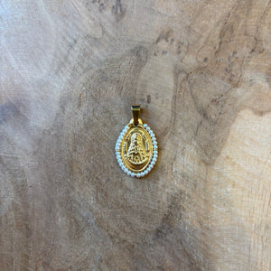 COLGANTE VIRGEN DEL ROCIO PERLAS
