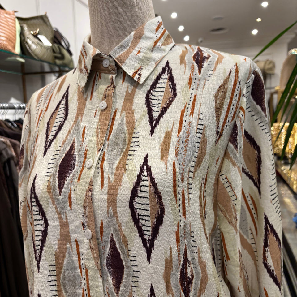 CAMISA ESTAMPADA ROMBOS