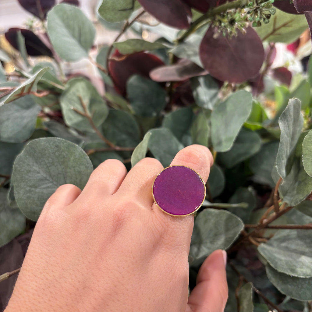 ANILLO CIRCULO BUGANVILLA