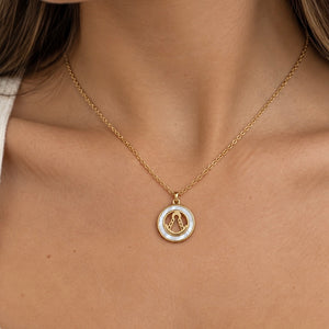 COLLAR VIRGEN DEL ROCIO CIRCULO NACAR