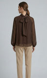 BLUSA PARIS MARRON CHOCOLATE