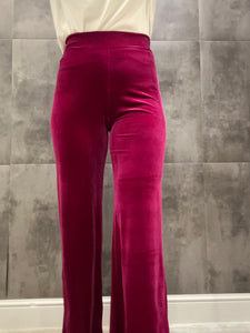 PANTALÓN TERCIOPELO FUCSIA