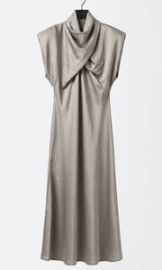 VESTIDO SUIZA TAUPE