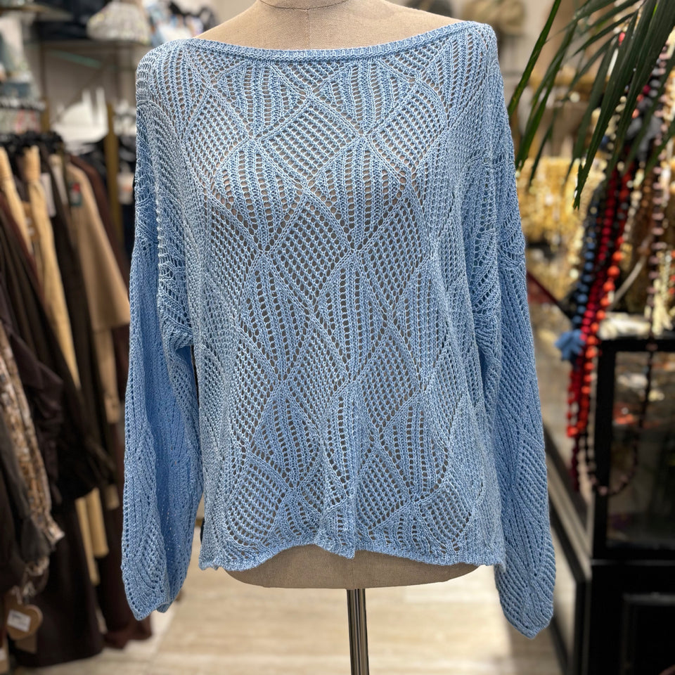 JERSEY CALADO CELESTE