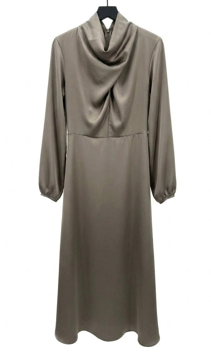 VESTIDO BERGAMO TAUPE