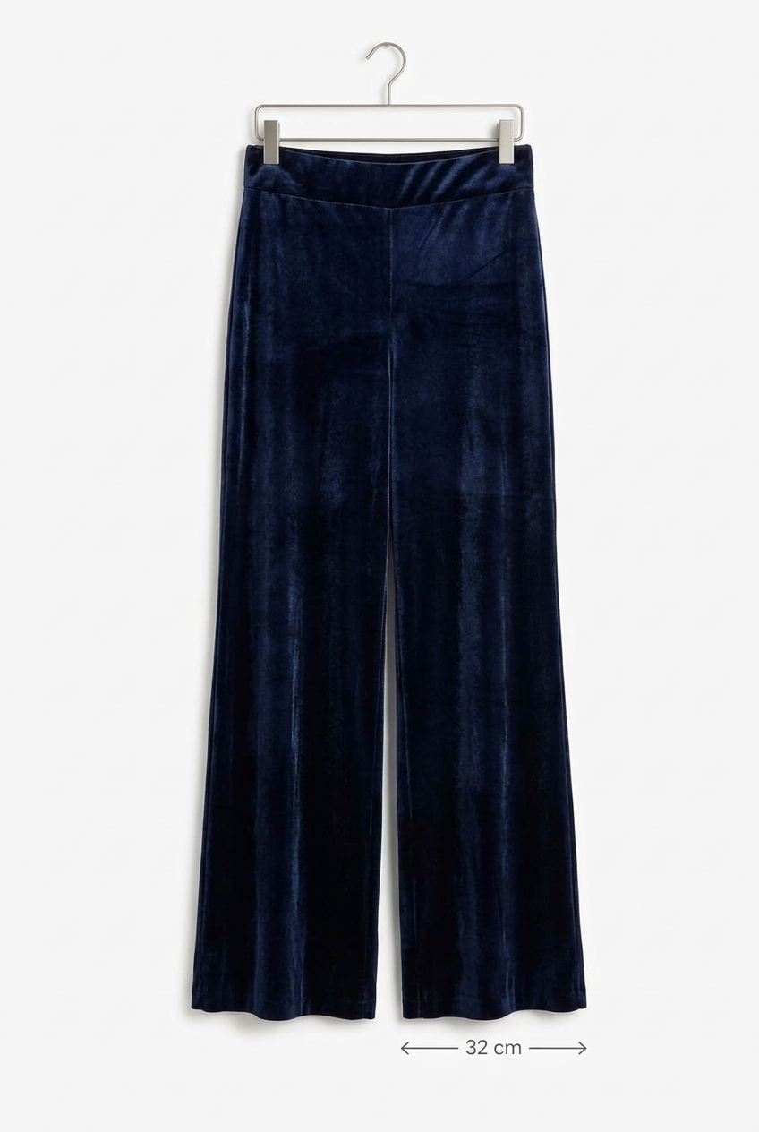 PANTALON TERCIOPELO AZUL MARINO