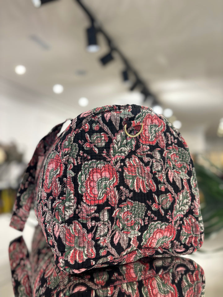 BOLSA ESTAMPADA FONDO NEGRO