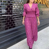 VESTIDO ESTAMPADO ROSA