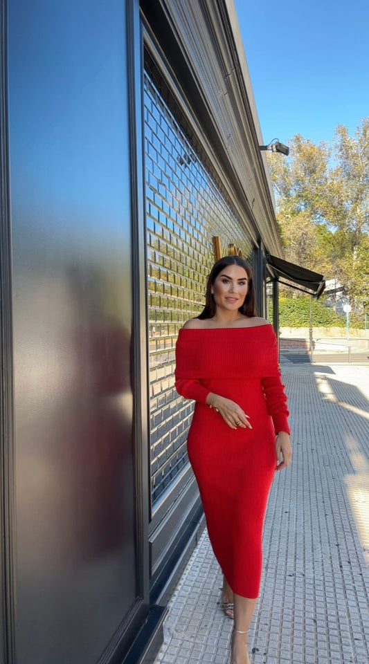VESTIDO PUNTO CANALE