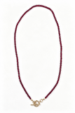 COLLAR PIEDRAS BURDEOS