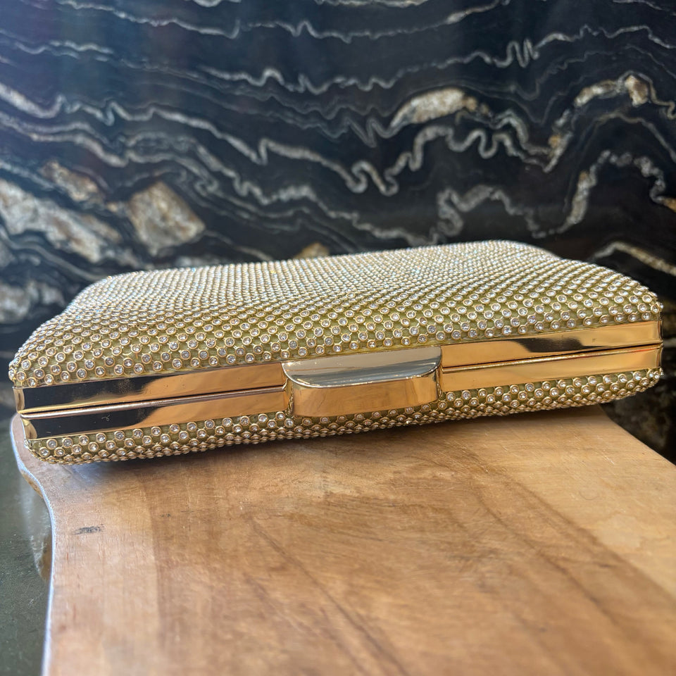 CLUTCH DE FIESTA DORADO CIRCONITAS