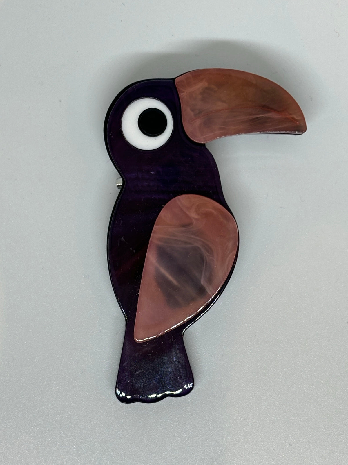 BROCHE TUCÁN MARRÓN