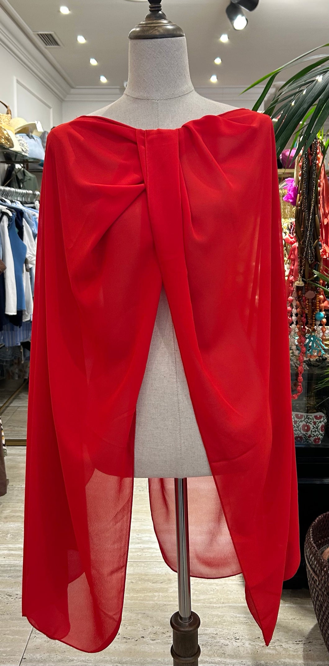CAPA DE GASA ROJA
